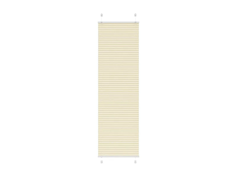 Store plissé crème 60x200 cm largeur du tissu 59,4 cm polyester