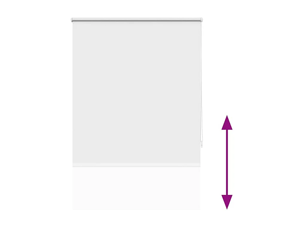Estor enrollable opaco 80 x 230 cm blanco