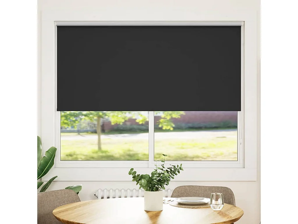 Store enrouleur occultant 160 x 175 cm noir
