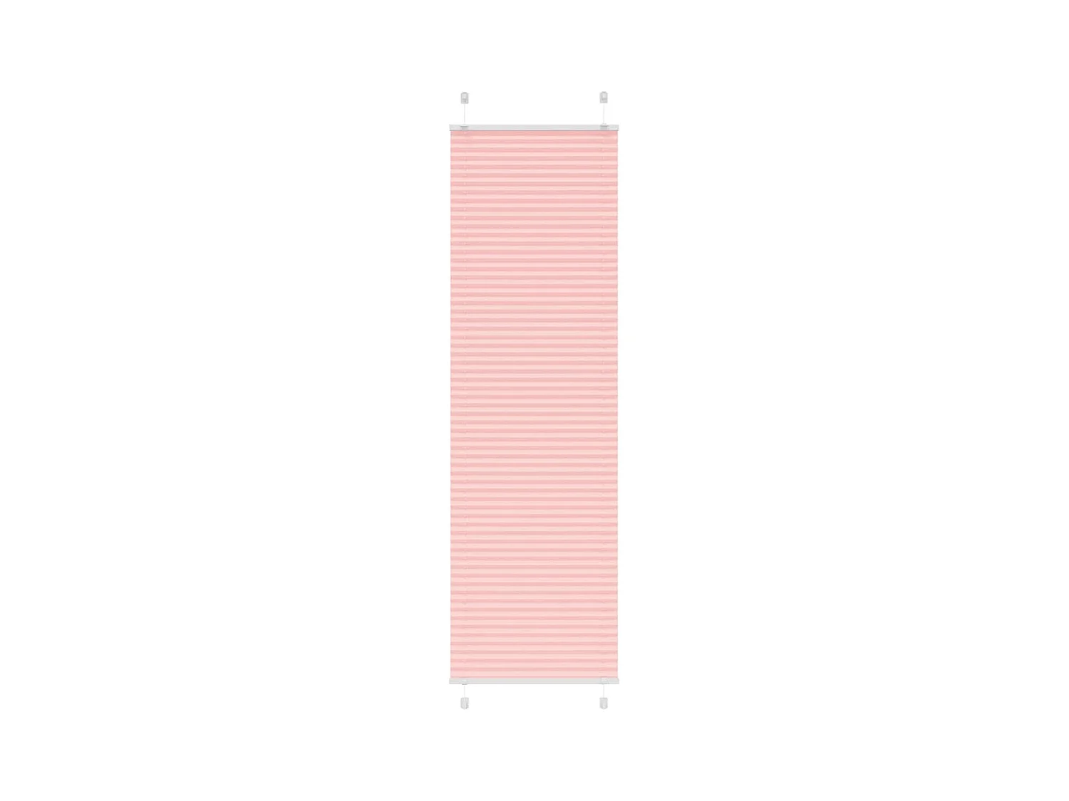 Store plissé rose 60x200 cm largeur du tissu 59,4 cm polyester