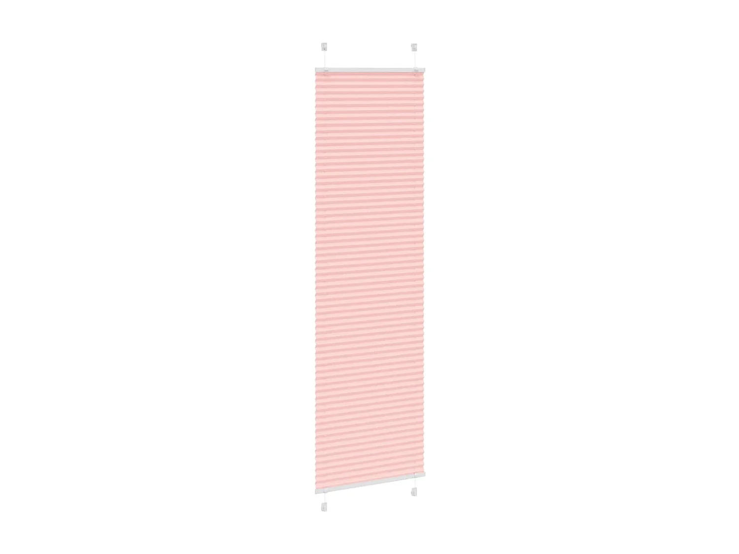 Store plissé rose 60x200 cm largeur du tissu 59,4 cm polyester