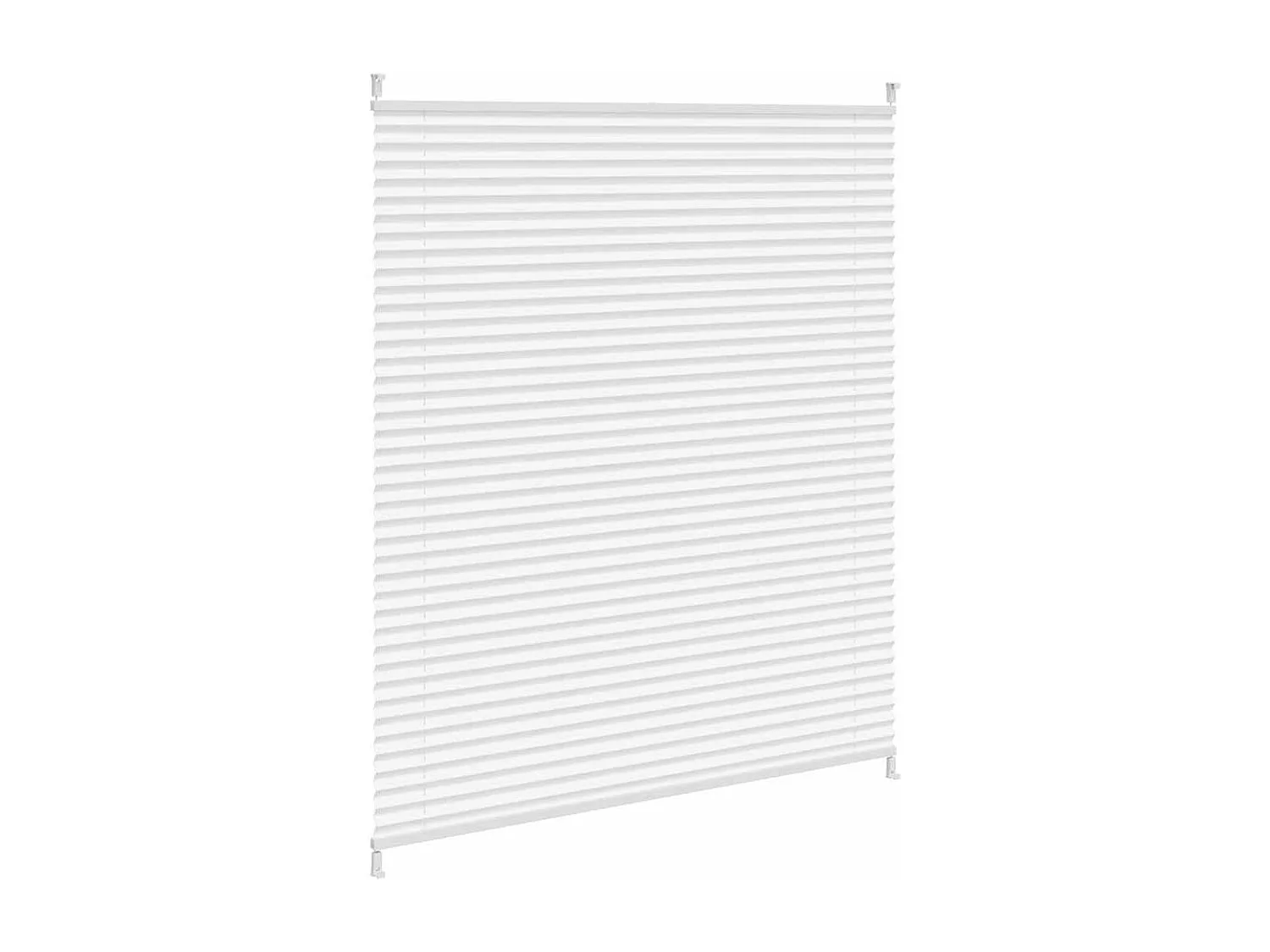 Tenda plissettata 100x150 cm Bianca