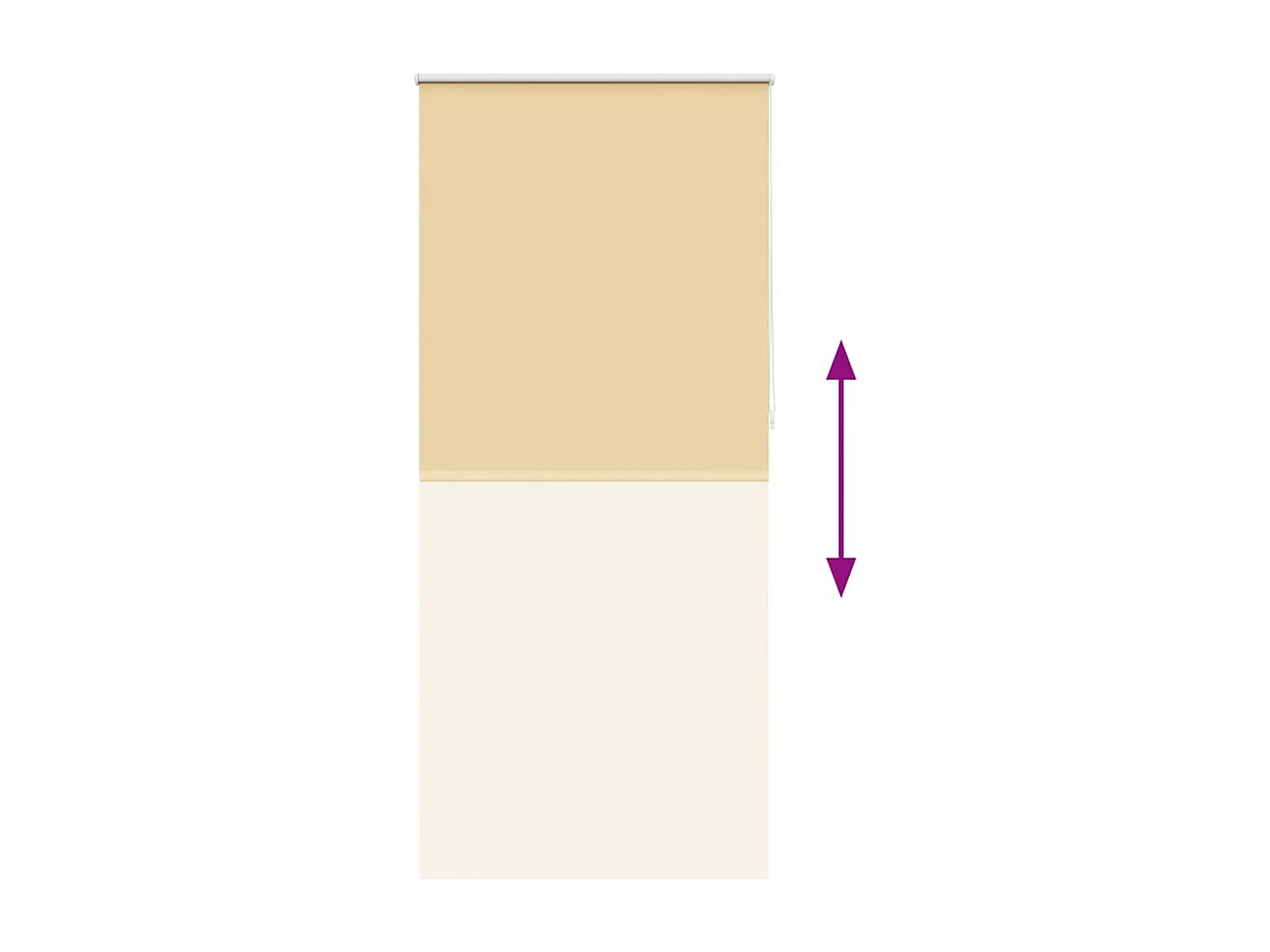 Tenda a rullo oscurante 120 x 230 cm beige