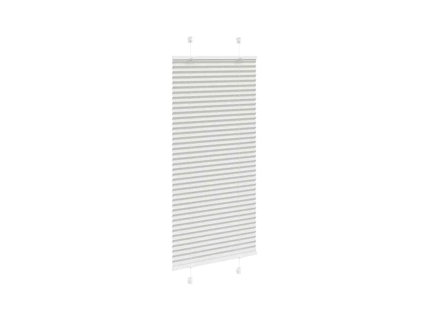 Store plissé gris clair 60x150 cm largeur du tissu 59,4 cm