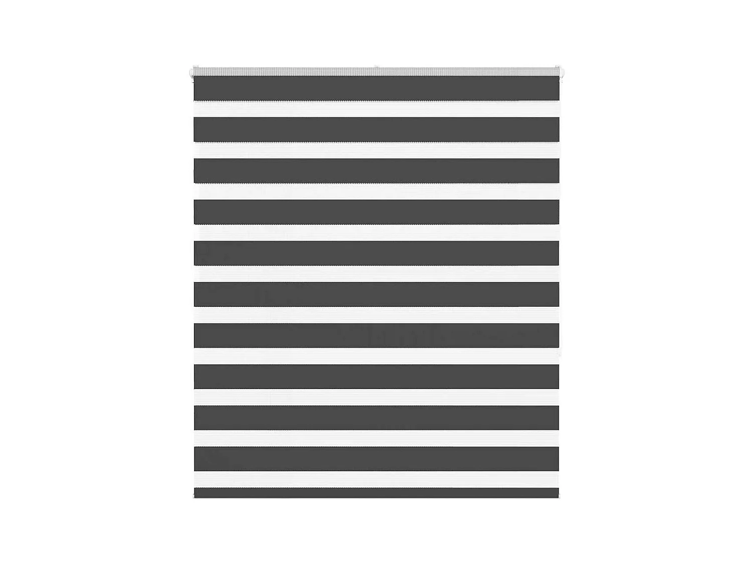 Store zèbre noir 120x150 cm largeur du tissu 115,9 cm polyester