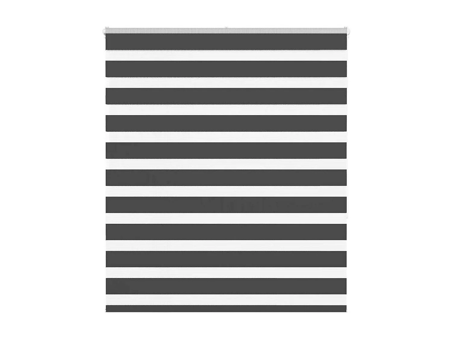 Store zèbre noir 120x150 cm largeur du tissu 115,9 cm polyester