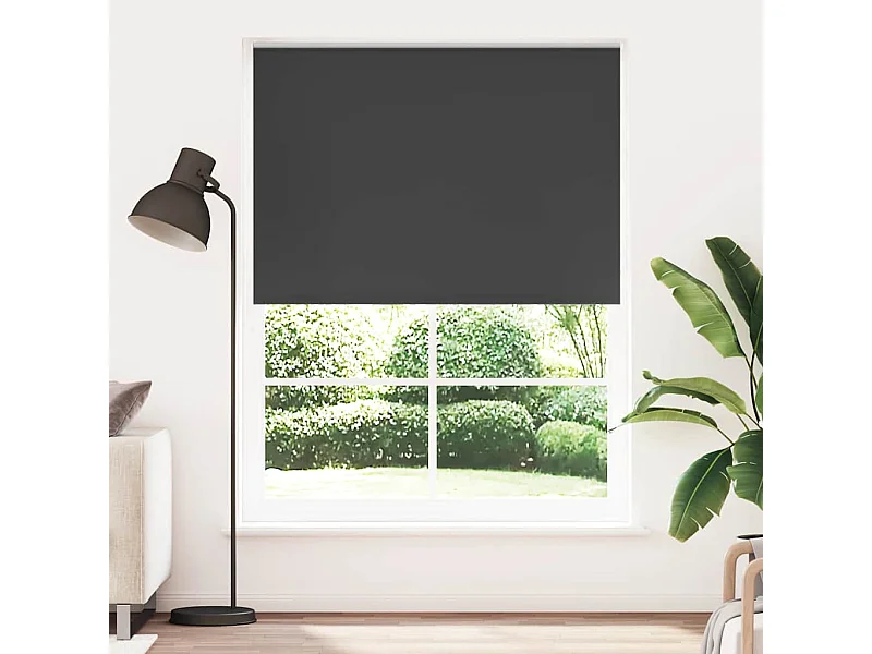 Estor enrollable opaco 160 x 230 cm negro