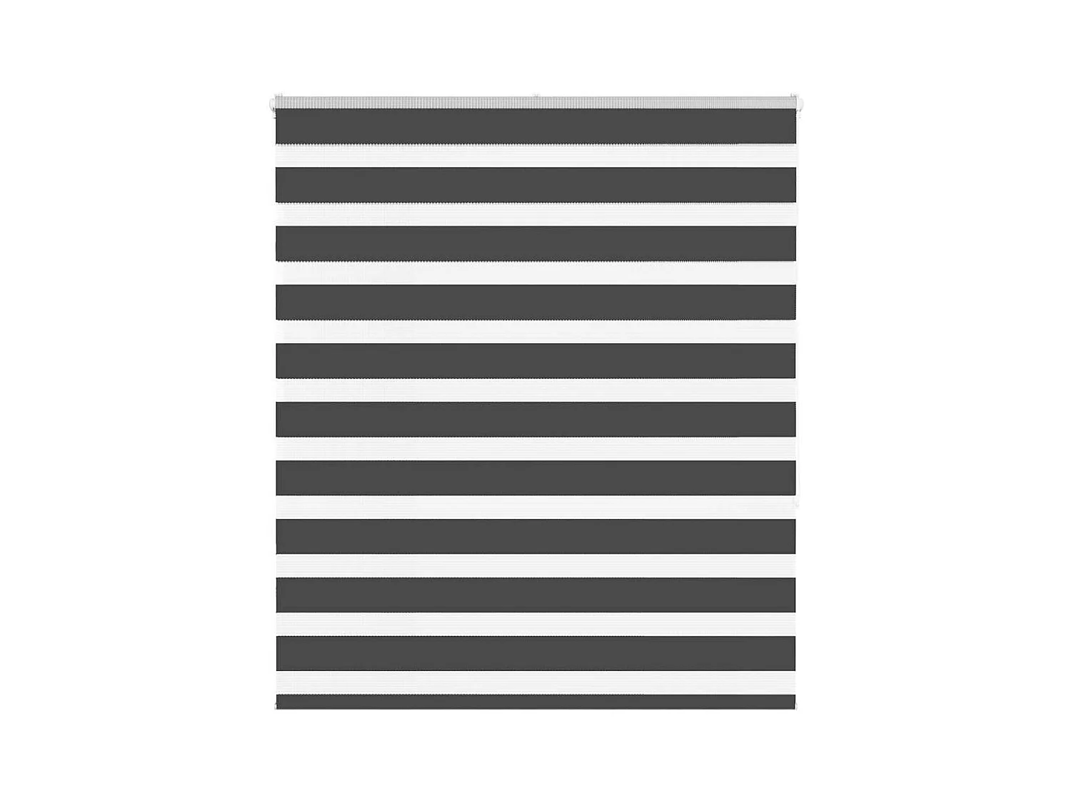 Store zèbre noir 130x150 cm largeur du tissu 125,9 cm polyester