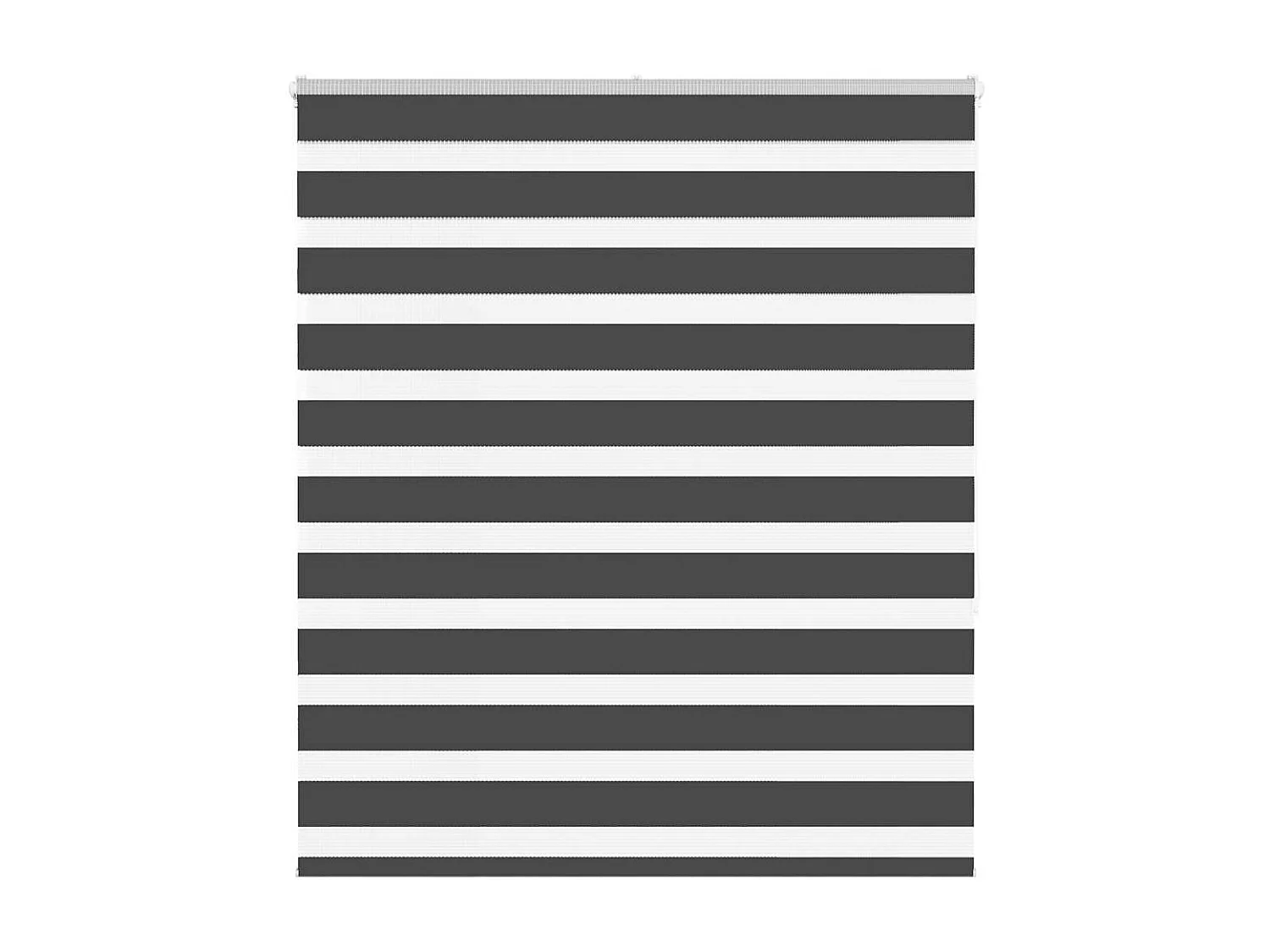 Store zèbre noir 130x150 cm largeur du tissu 125,9 cm polyester