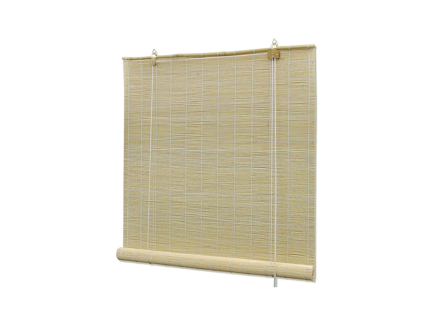 Natuurlijk bamboe rolgordijn 80x160 cm