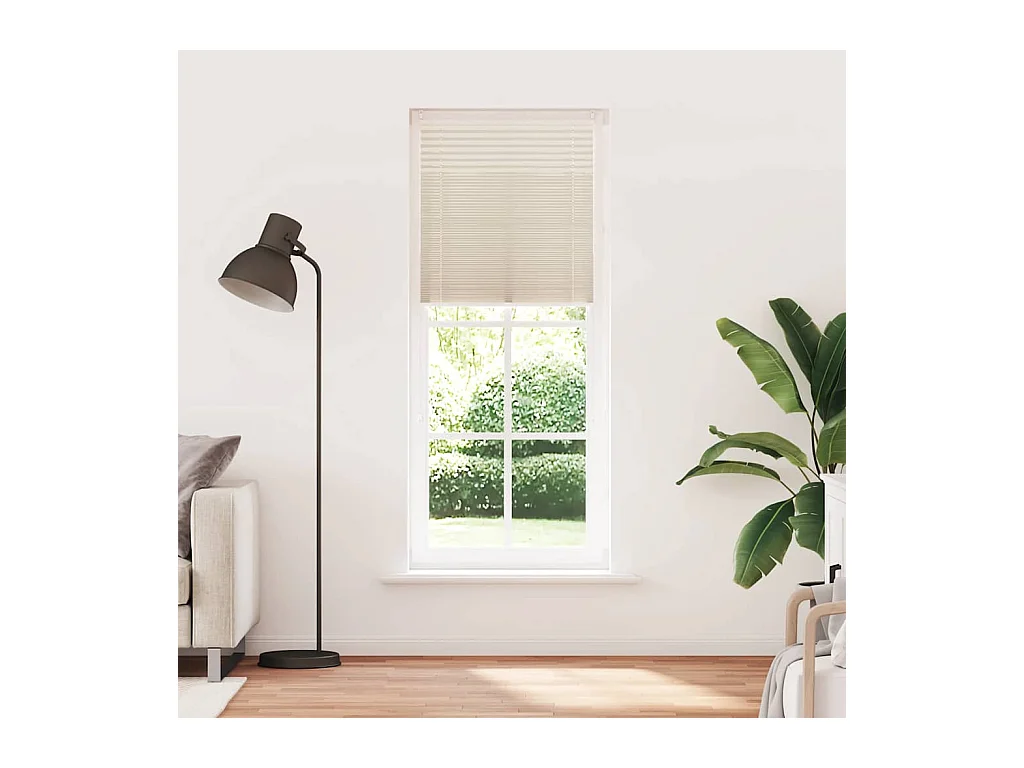 Plisségordijn 70x200 cm Crème