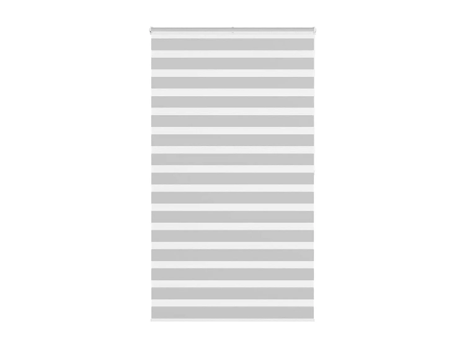 Store zèbre gris clair largeur du tissu 120,9 cm polyester