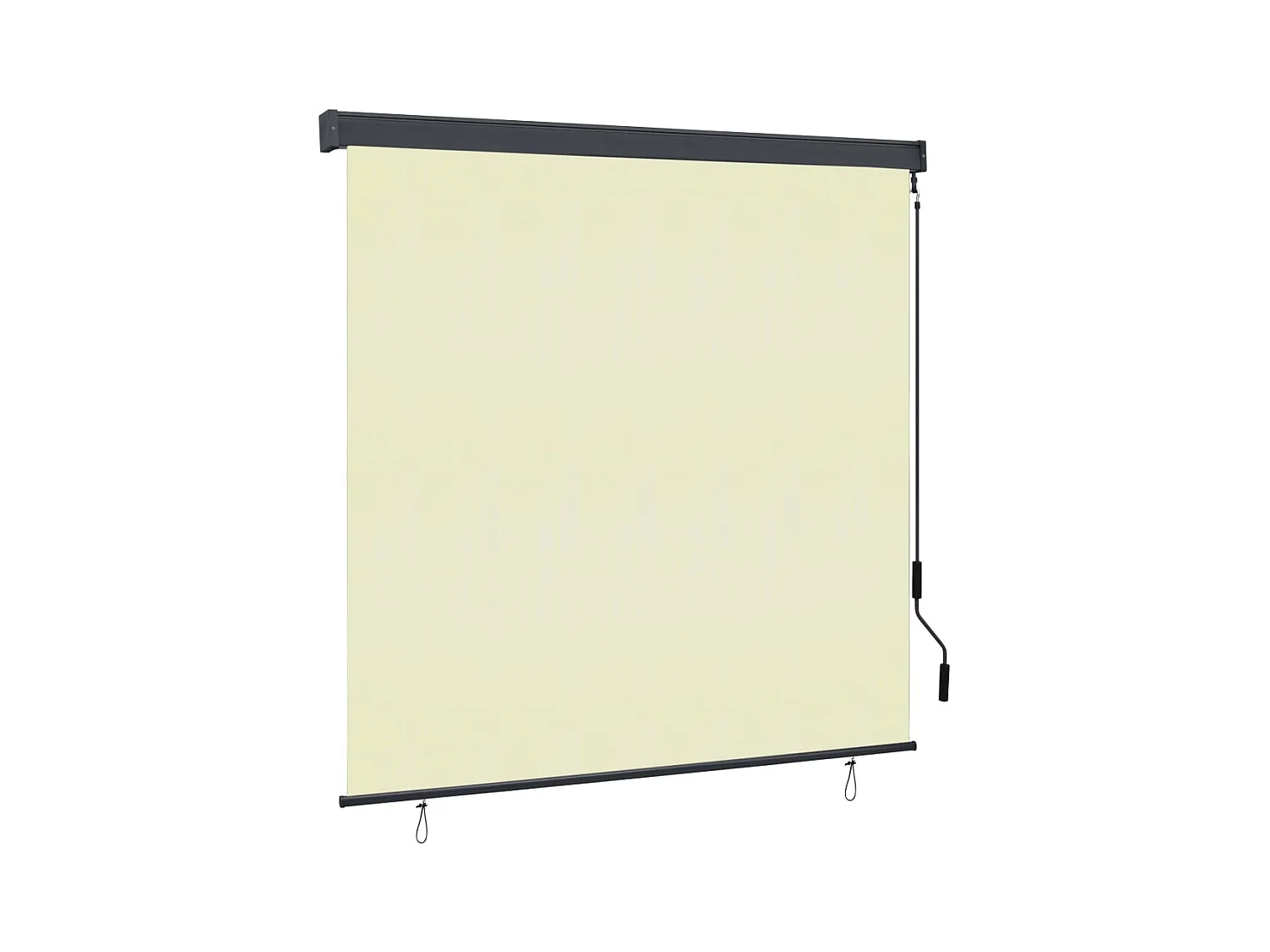 Store roulant d'extérieur 160x250 cm Crème
