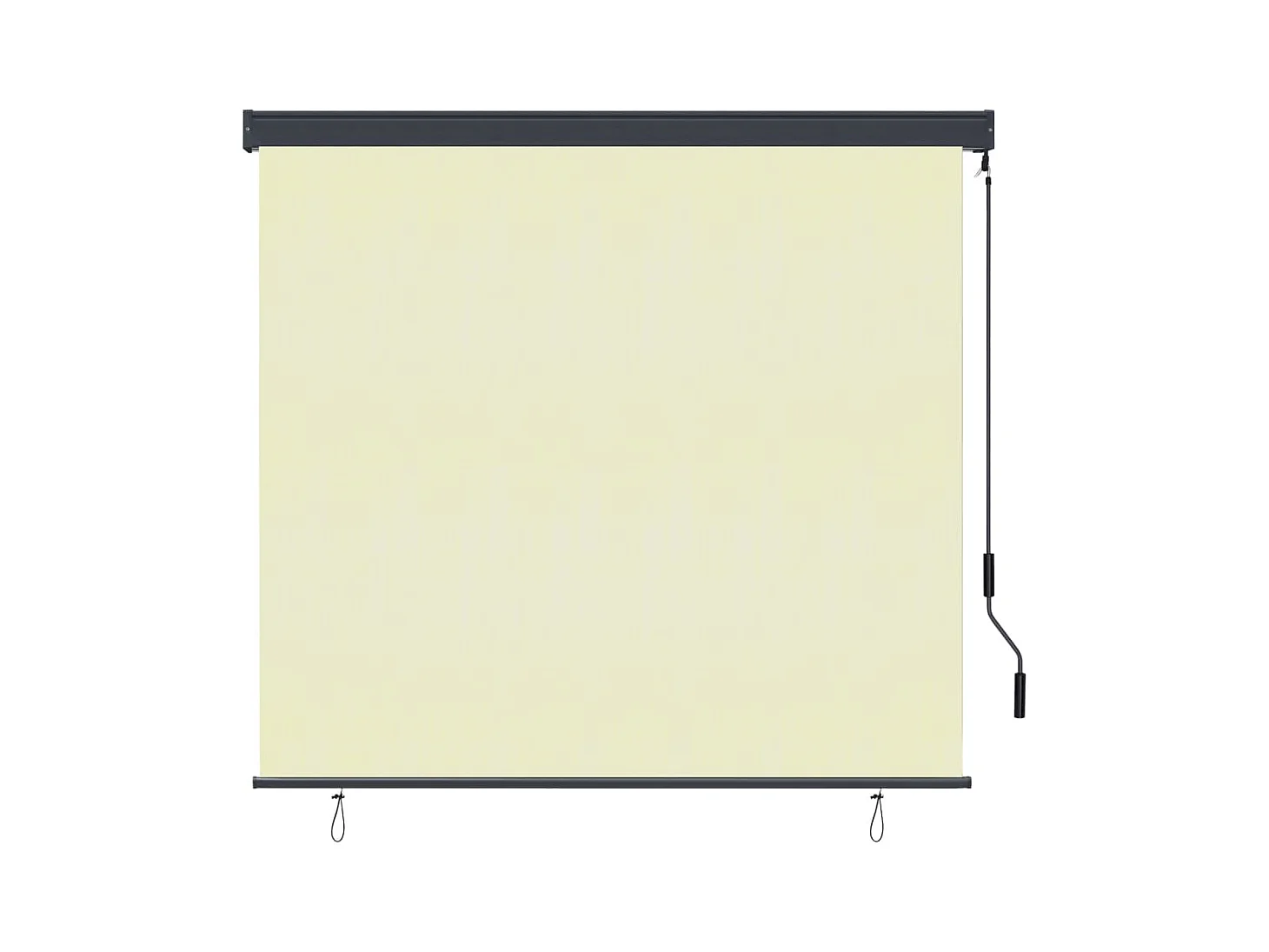 Store roulant d'extérieur 160x250 cm Crème
