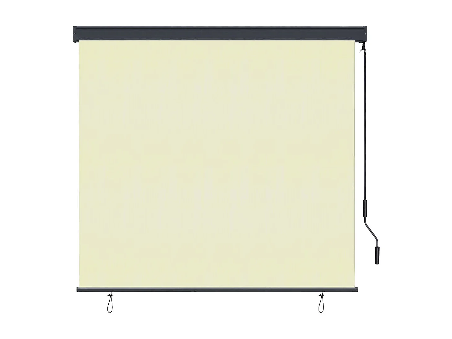 Store roulant d'extérieur 160x250 cm Crème