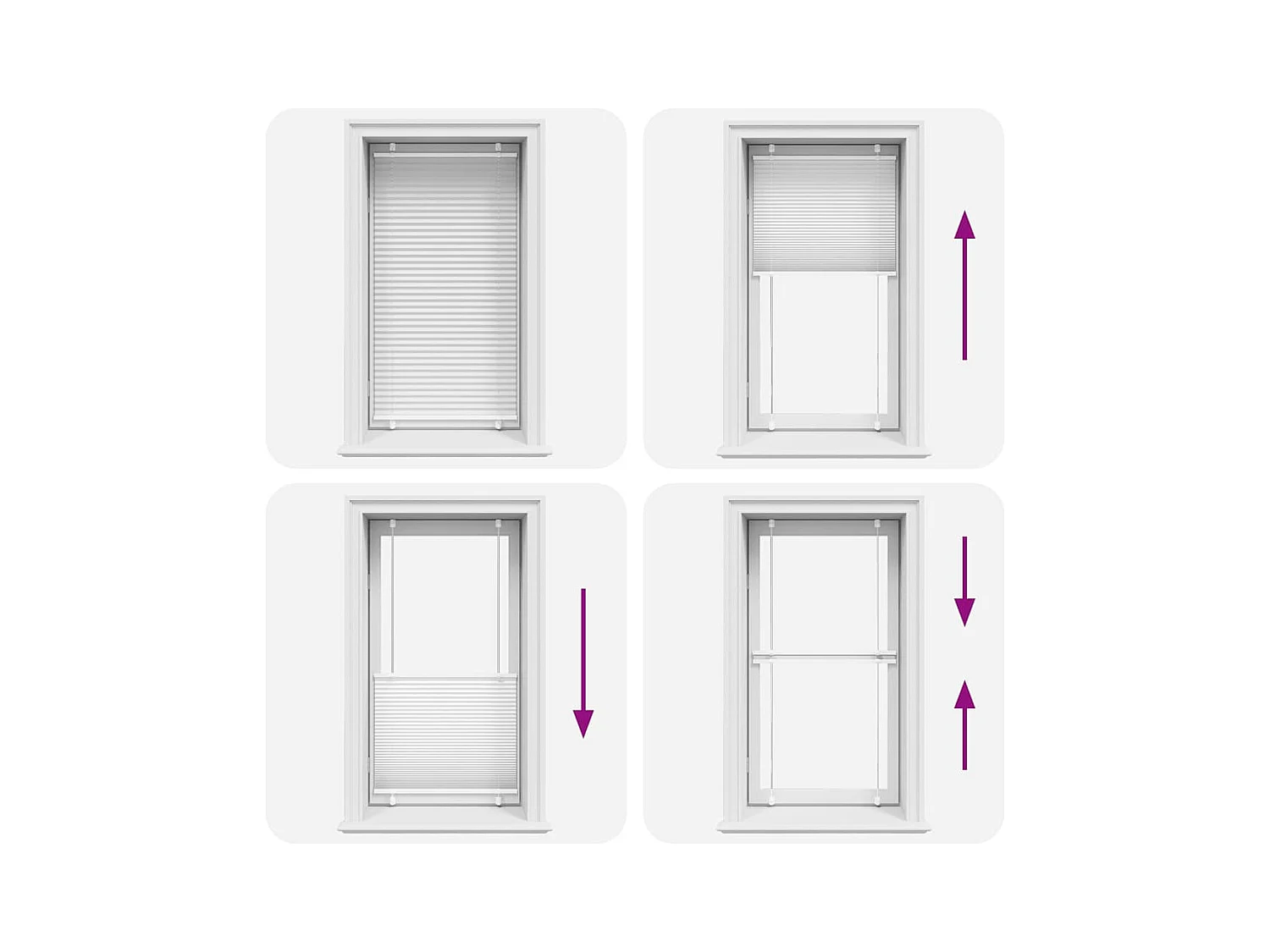 Tenda plissettata bianca 80x150 cm larghezza tessuto 79,4 cm poliestere