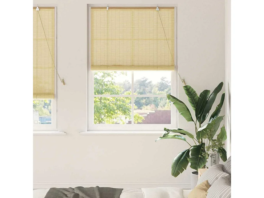 Stores et Occultants Naturel 110 x 220 cm Bambou