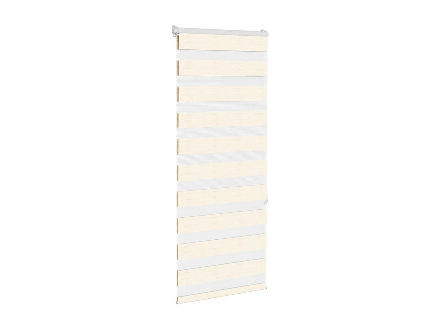 Tessuto per tenda zebra marmorizzata beige larghezza 55,9 cm poliestere