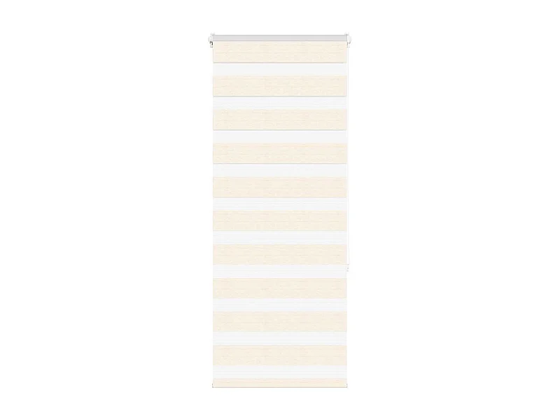 Tessuto per tenda zebra marmorizzata beige larghezza 55,9 cm poliestere