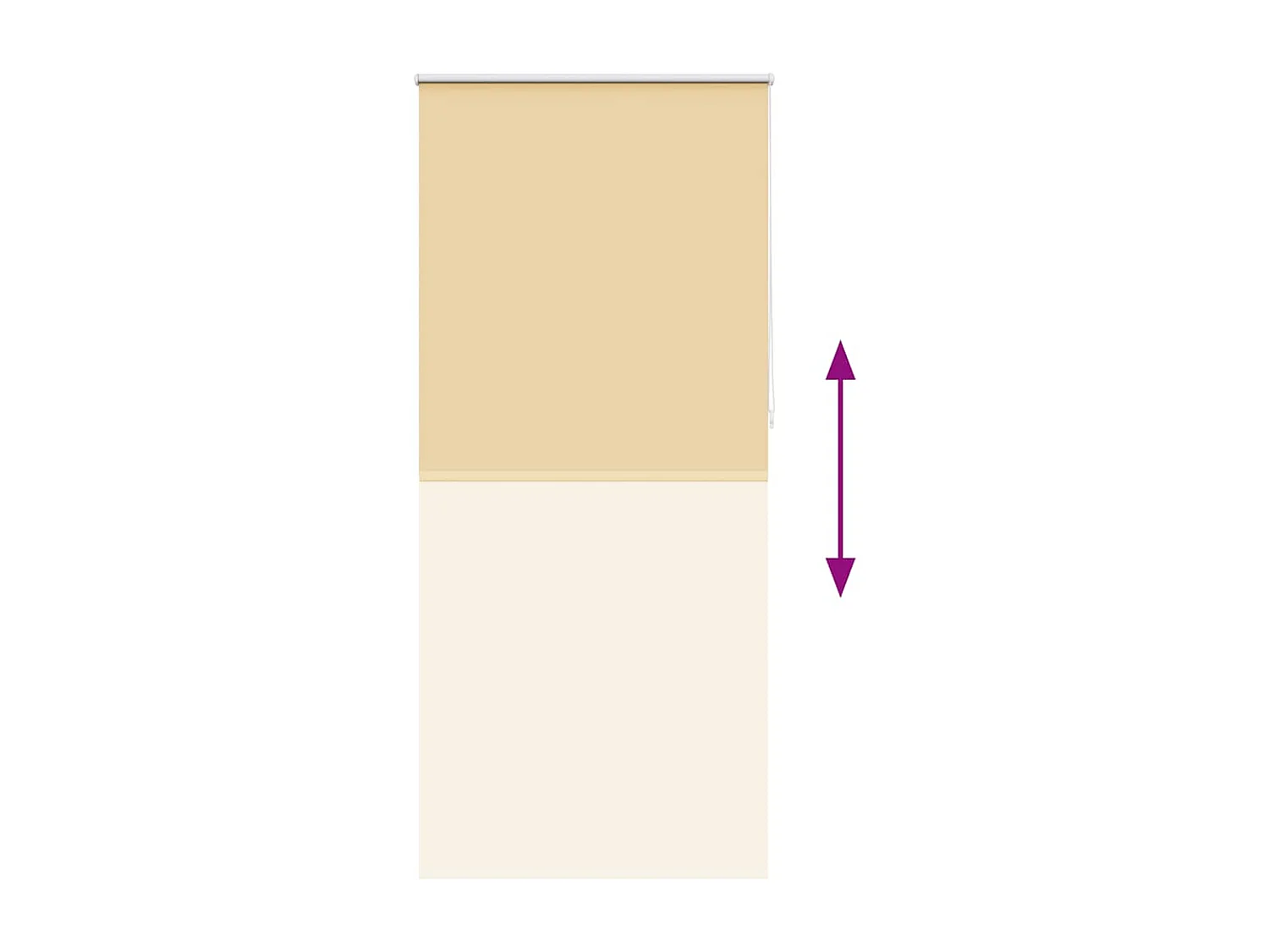 Estor enrollable opaco 100 x 230 cm beige