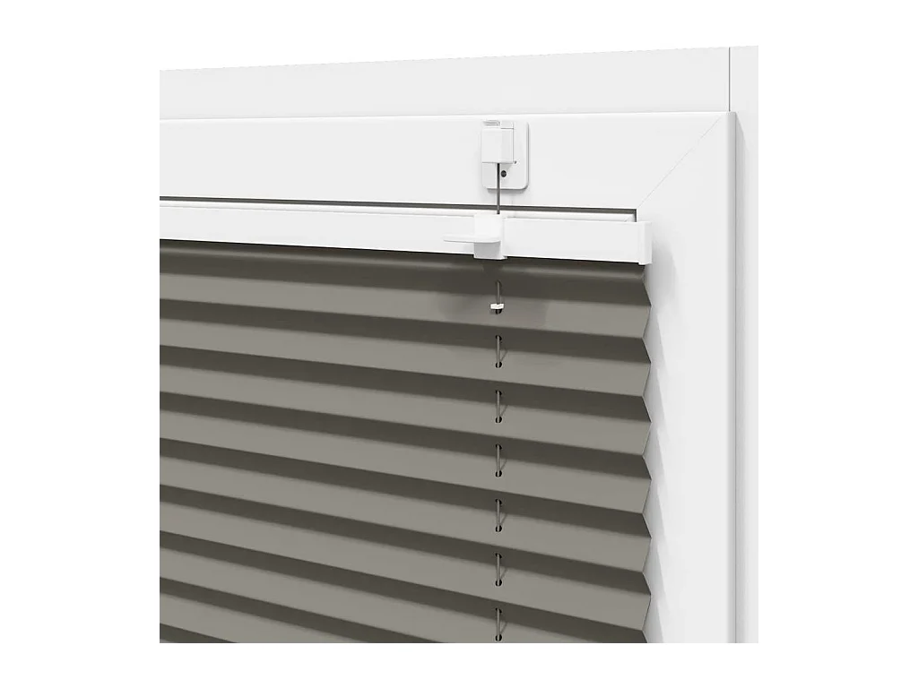 Anthrazit Plissee 100x150 cm Stoffbreite 99,4 cm