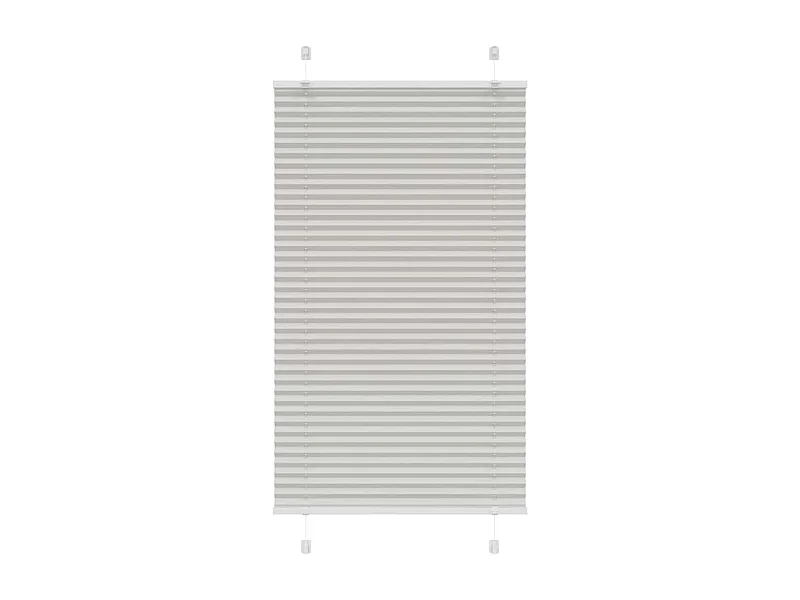 Tenda plissettata grigio chiaro 80x150 cm larghezza tessuto 79,4 cm