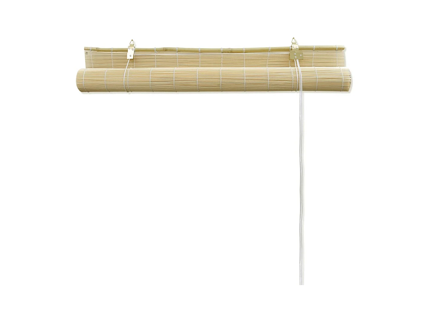 Tenda a rullo in bambù naturale 150x220 cm