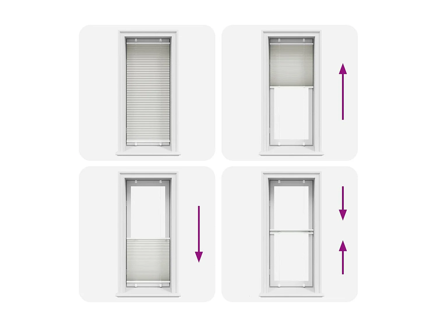 Tenda plissettata grigio chiaro 60x100 cm larghezza tessuto 59,4 cm