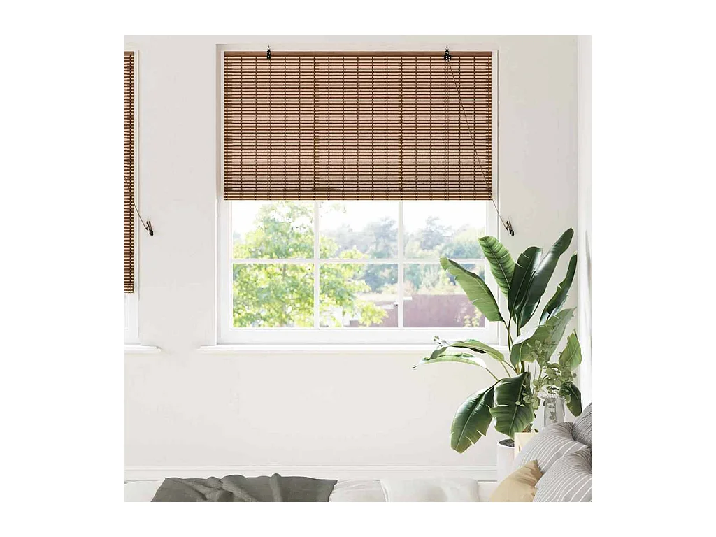 Stores et Occultants Marron 150 x 220 cm Bambou