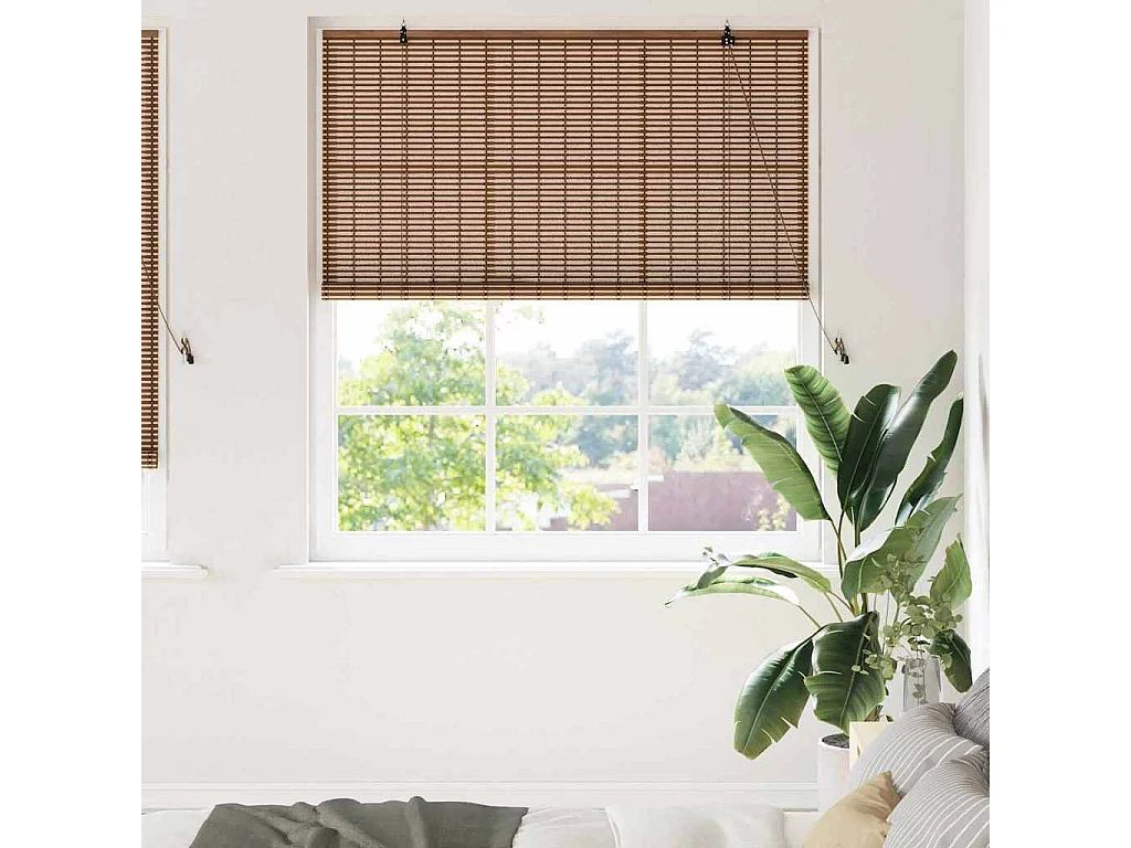 Stores et Occultants Marron 150 x 220 cm Bambou