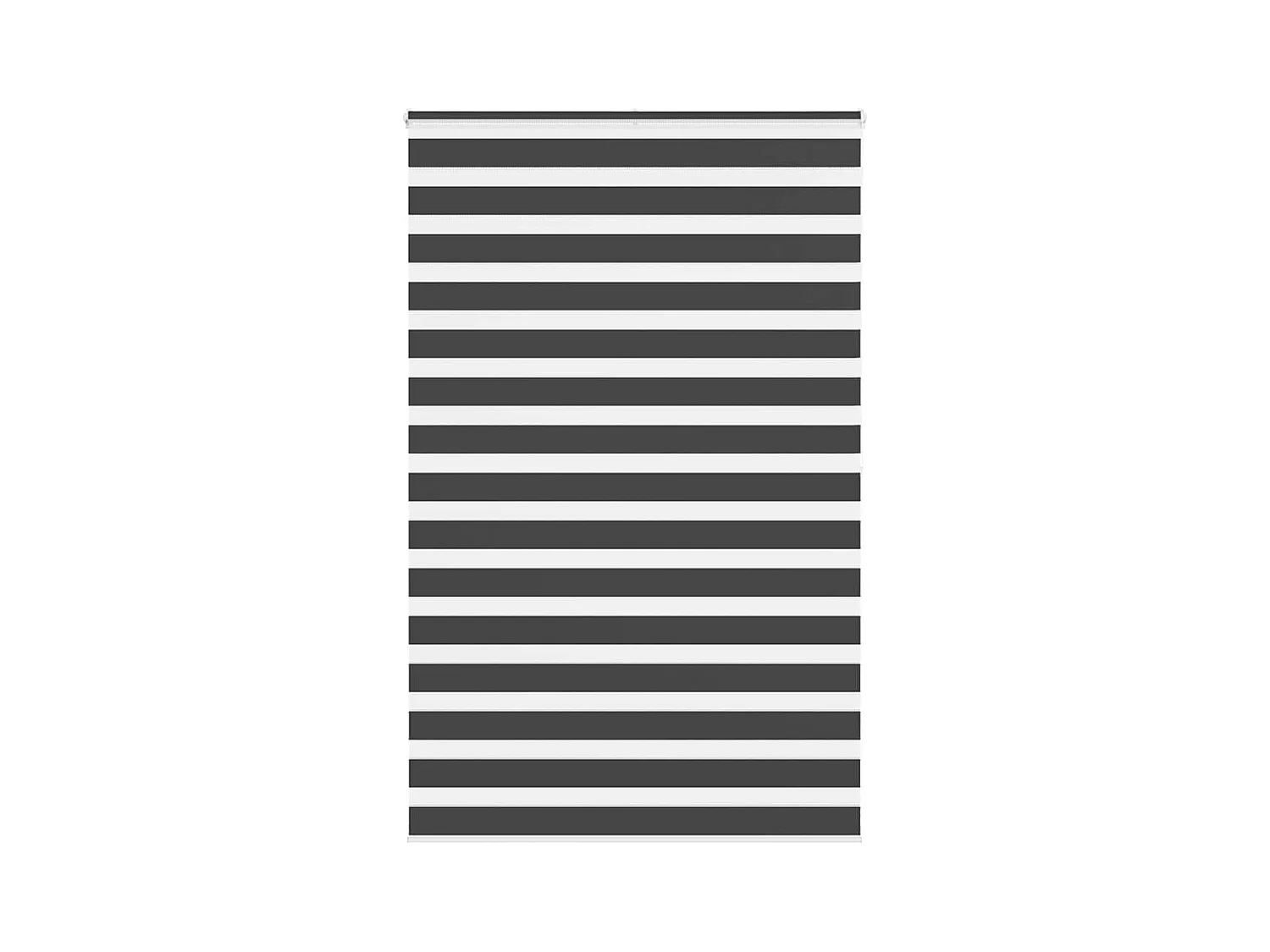 Store zèbre noir 140x200 cm largeur du tissu 135,9 cm polyester