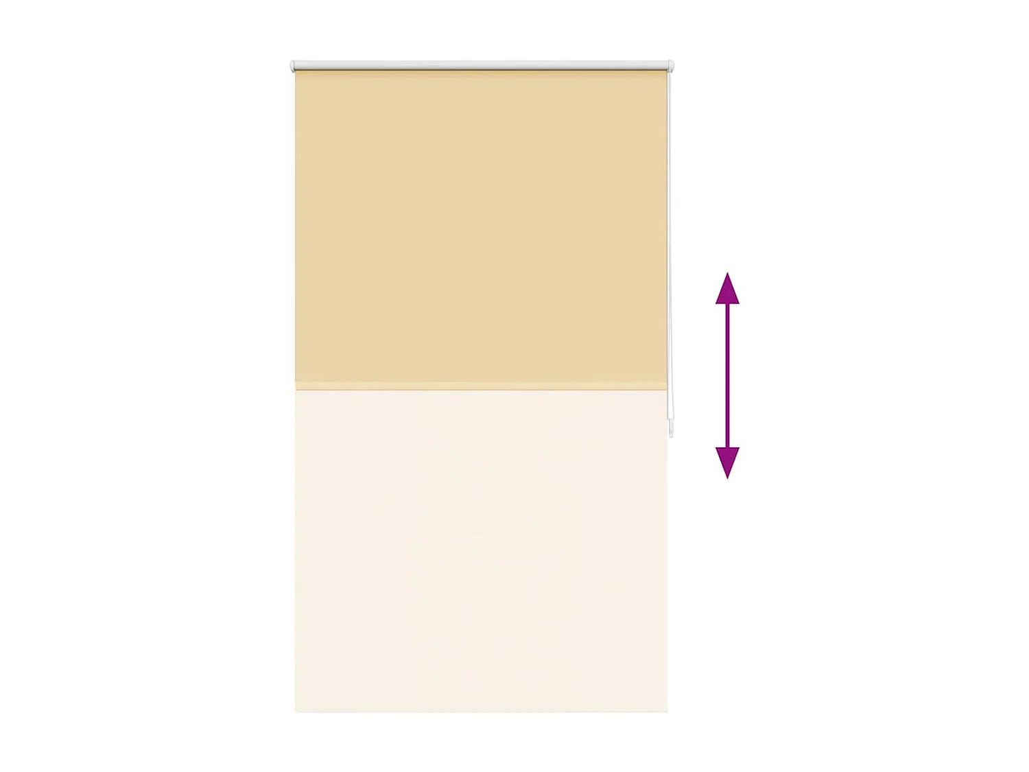 Carrello portaoggetti 80 x 175 cm Beige