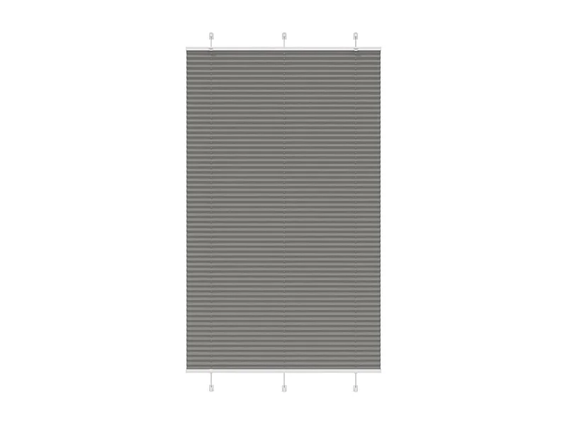 Store plissé anthracite 115x200 cm largeur du tissu 114,4 cm