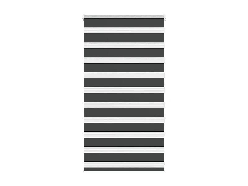 Store zèbre noir 75x100 cm largeur du tissu 70,9 cm polyester