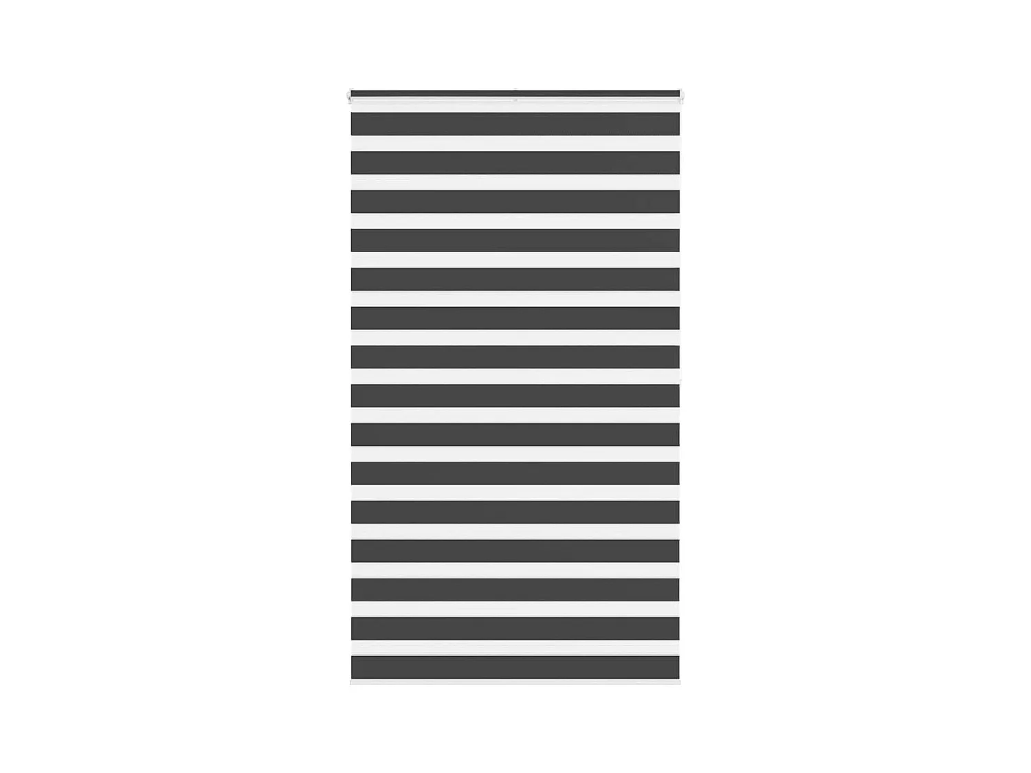 Store zèbre noir 130x200 cm largeur du tissu 125,9 cm polyester