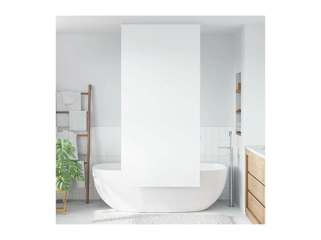 Doucherolgordijn 90x240 cm stofbreedte 86 cm