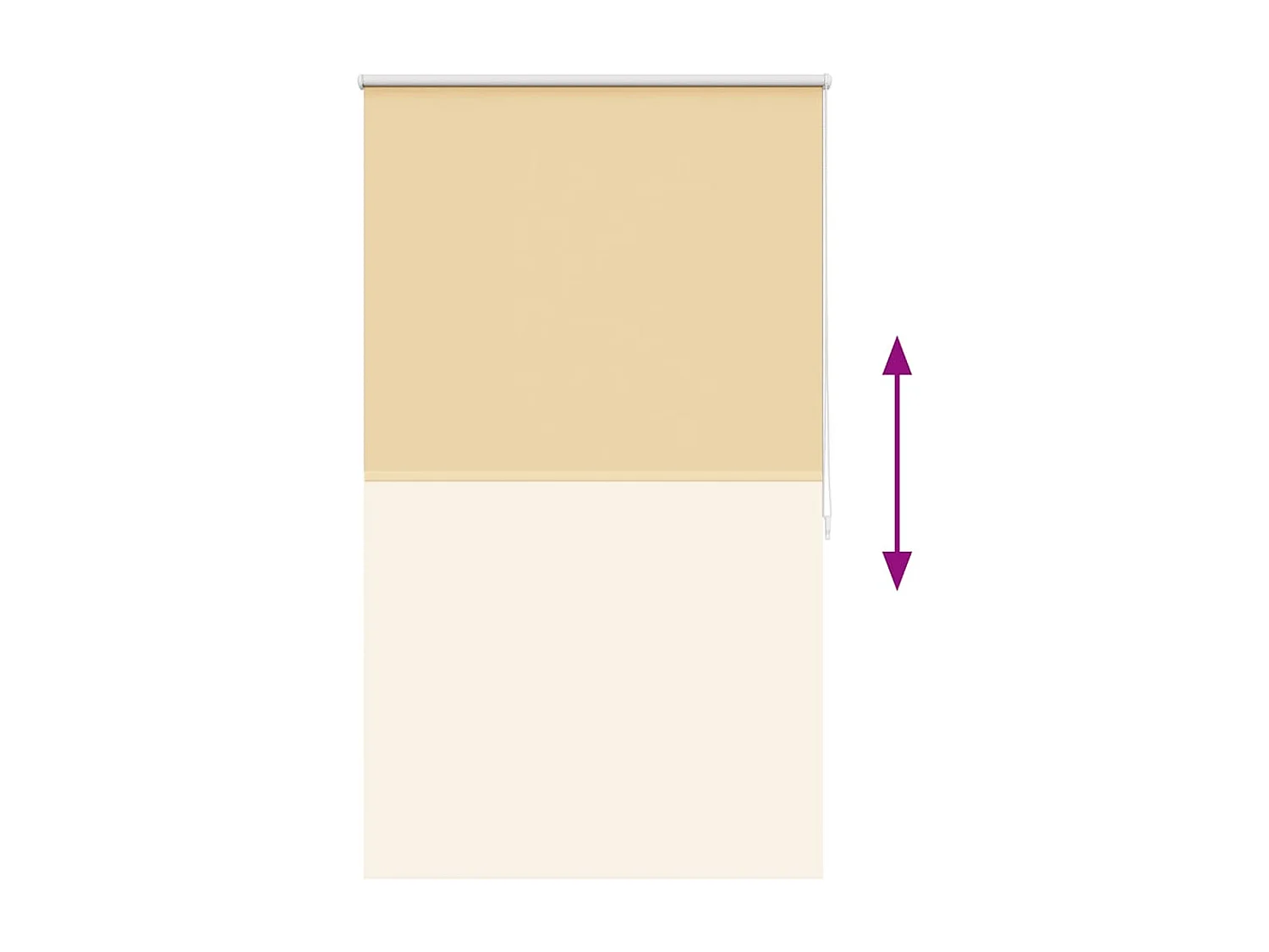 Estor enrollable opaco 120 x 175 cm beige