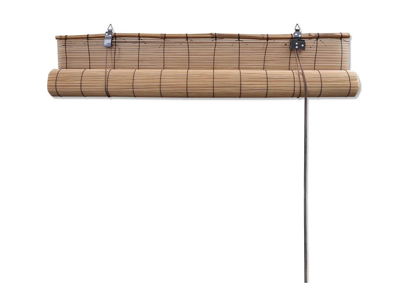 Store roulant en bambou 80x220 cm Marron