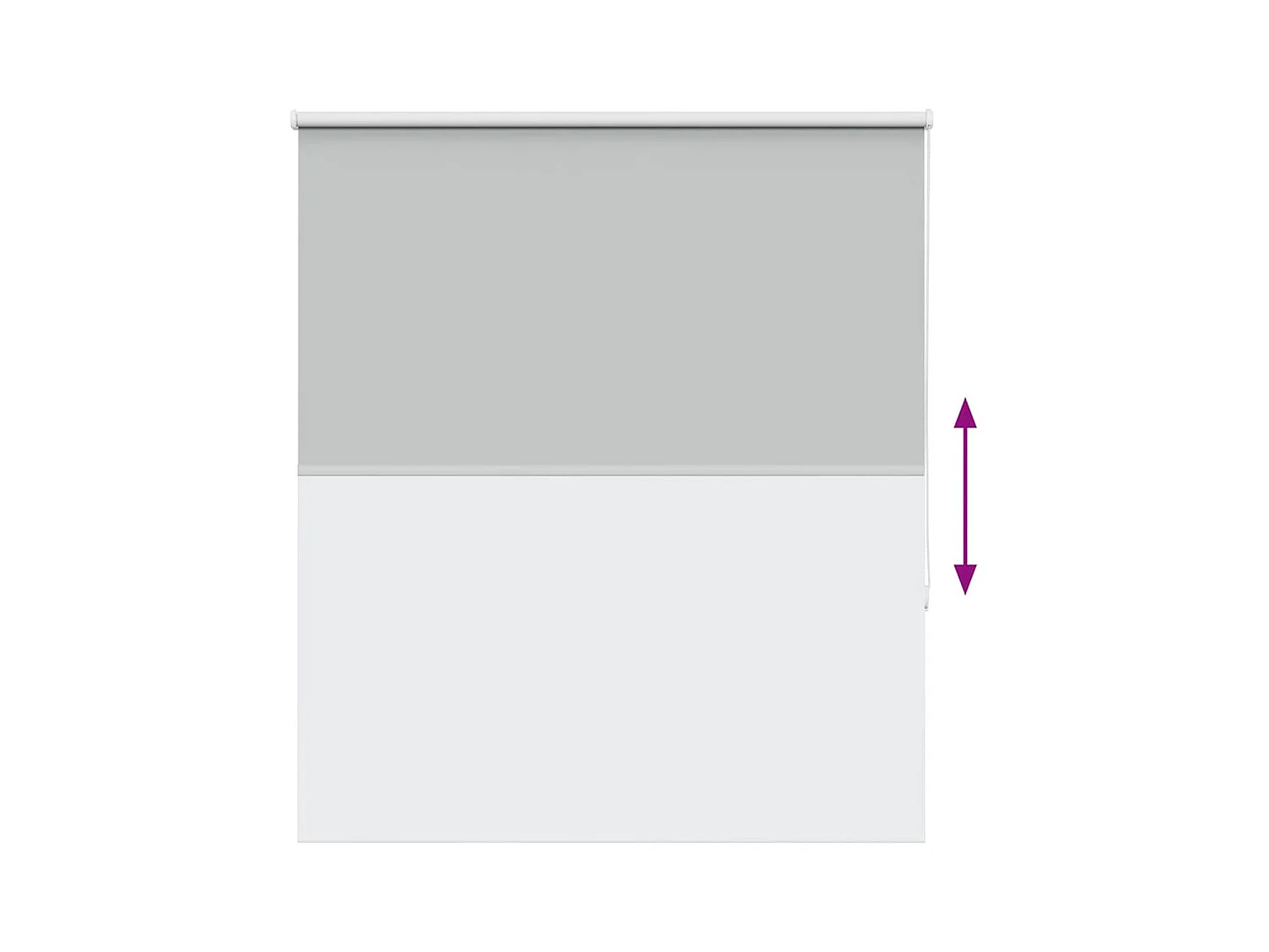 Store enrouleur occultant largeur du tissu 126,6 cm polyester