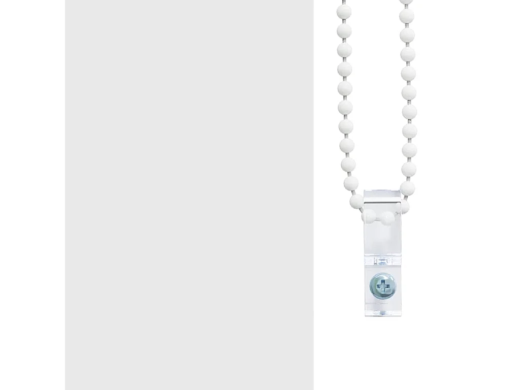 Estor enrollable de ducha 100x240 cm ancho de tela 96 cm