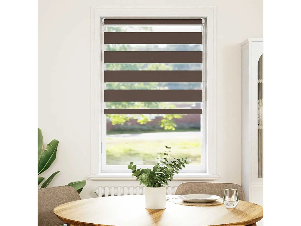 70 x 120 cm braunes Verdunkelungsrollo