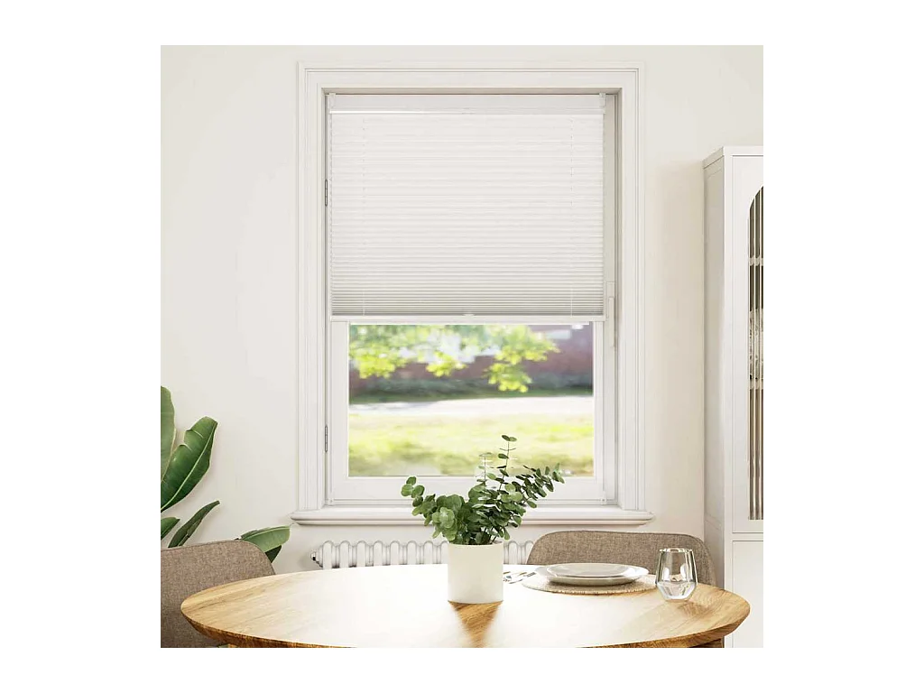 Store plissé 90x150 cm Blanc