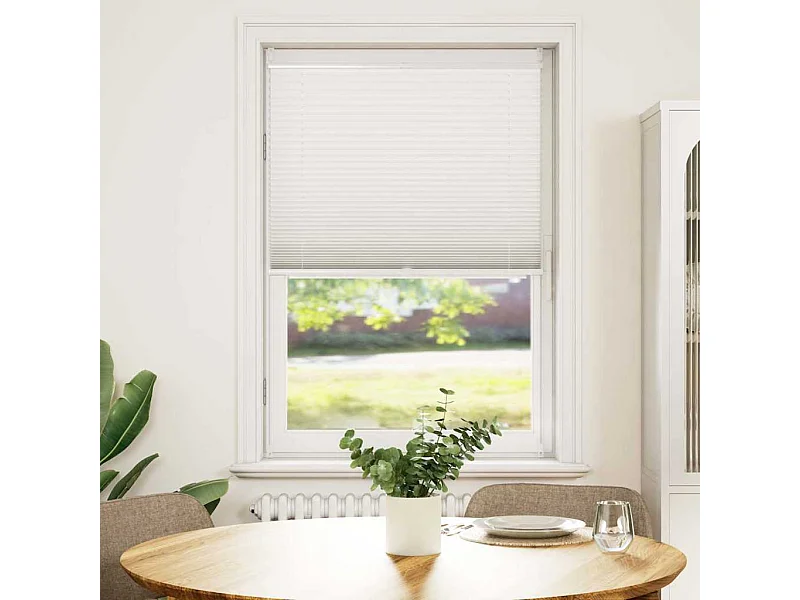 Store plissé 90x150 cm Blanc