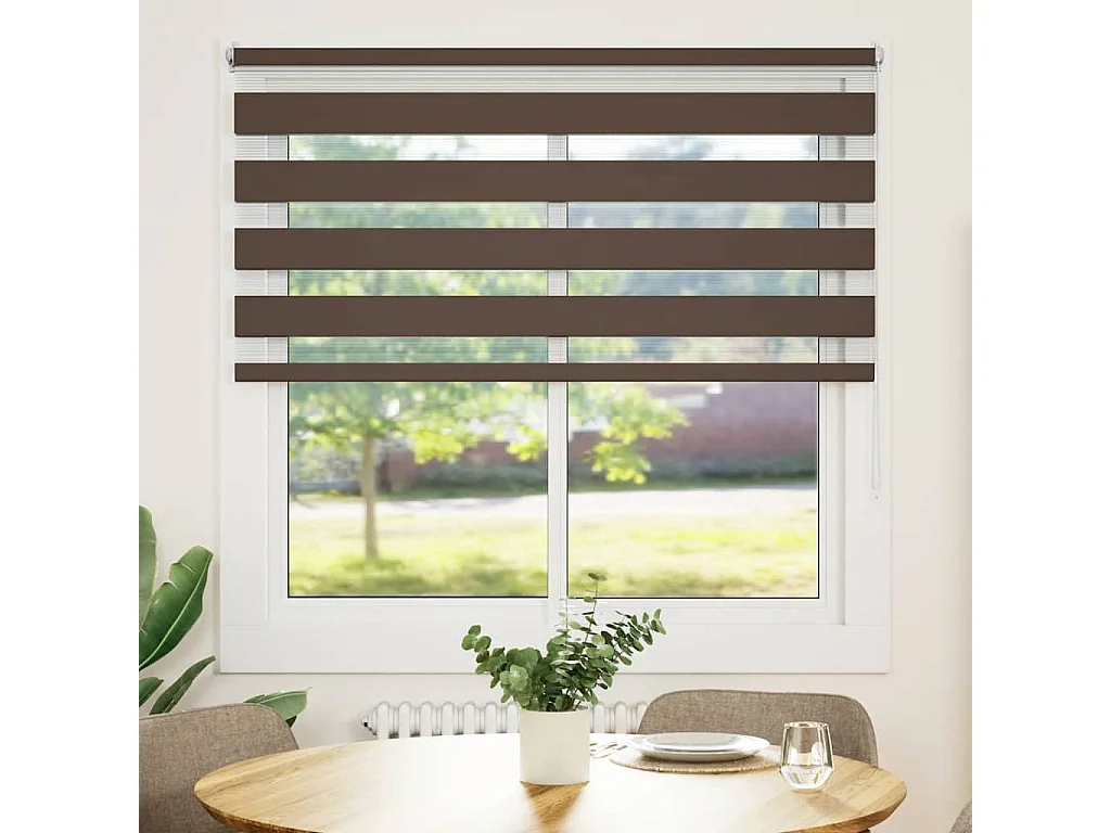 140 x 175 cm braunes Verdunkelungsrollo