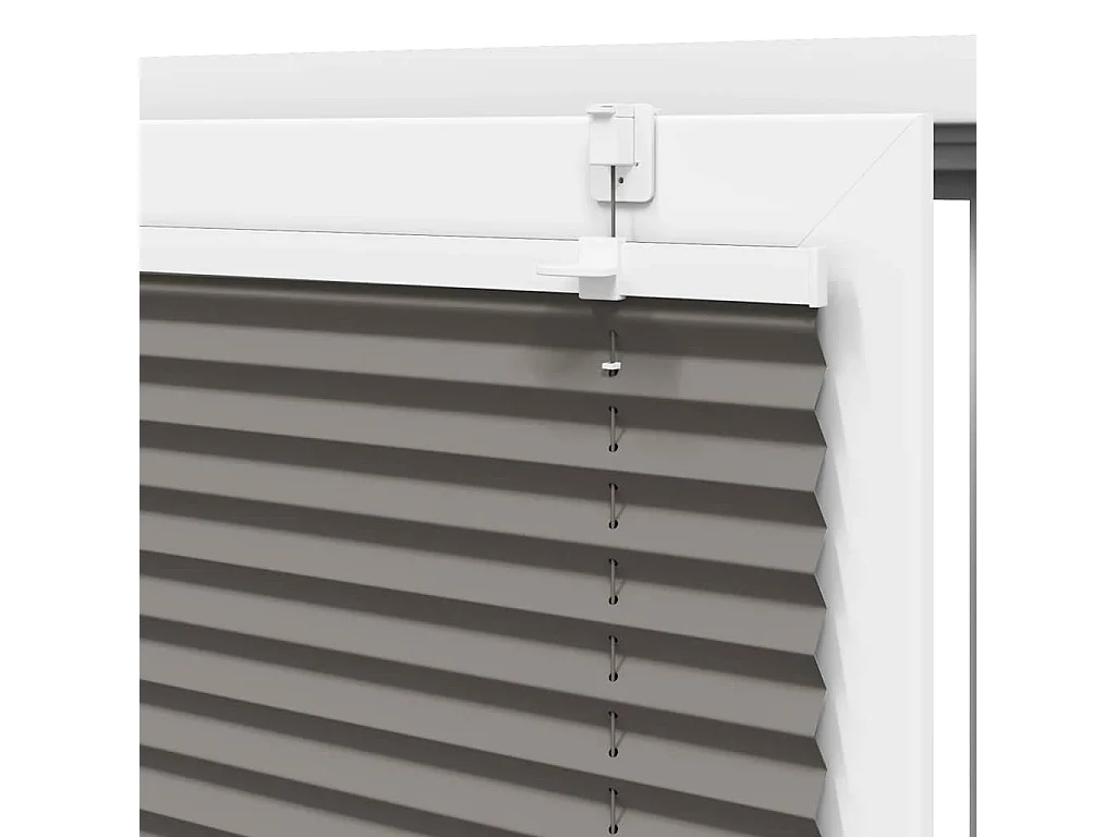 Store plissé anthracite 80x150 cm largeur du tissu 79,4 cm