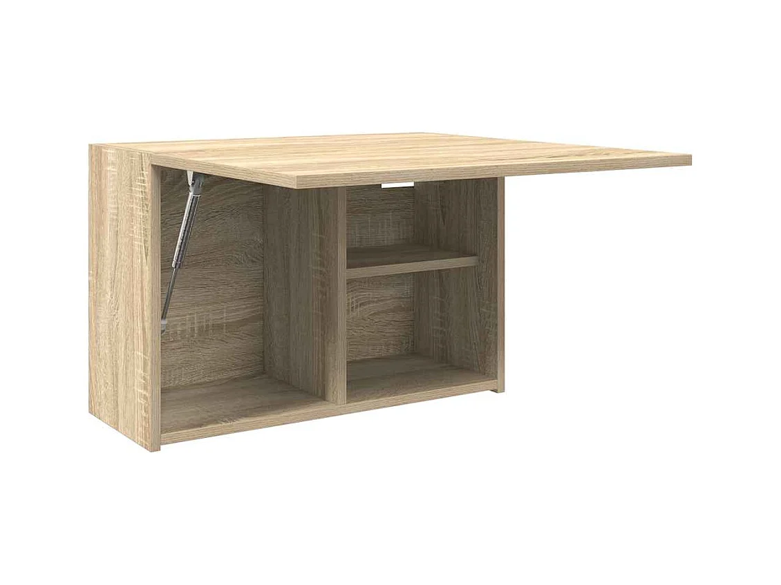 Armoire murale de bain chêne sonoma 60x25x40 cm bois ingénierie