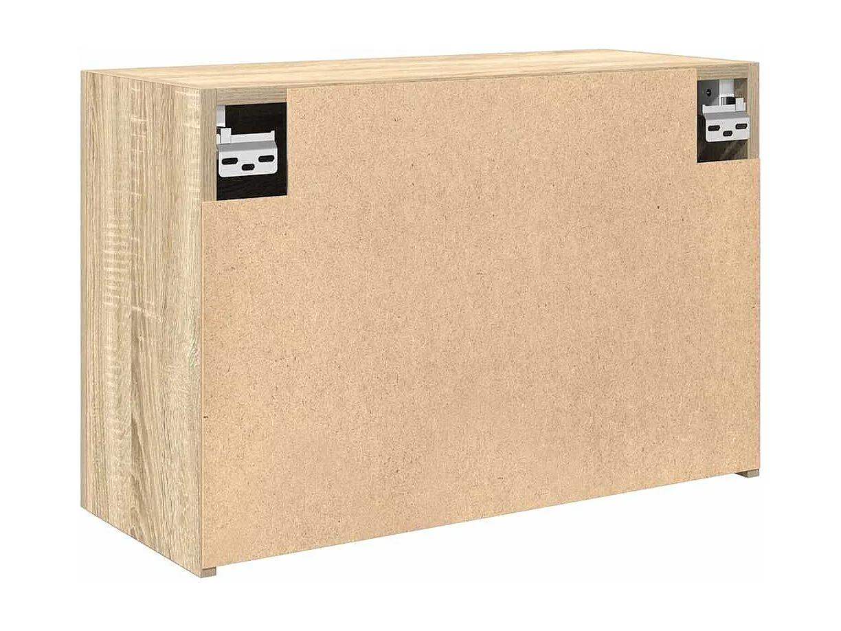 Armoire murale de bain chêne sonoma 60x25x40 cm bois ingénierie