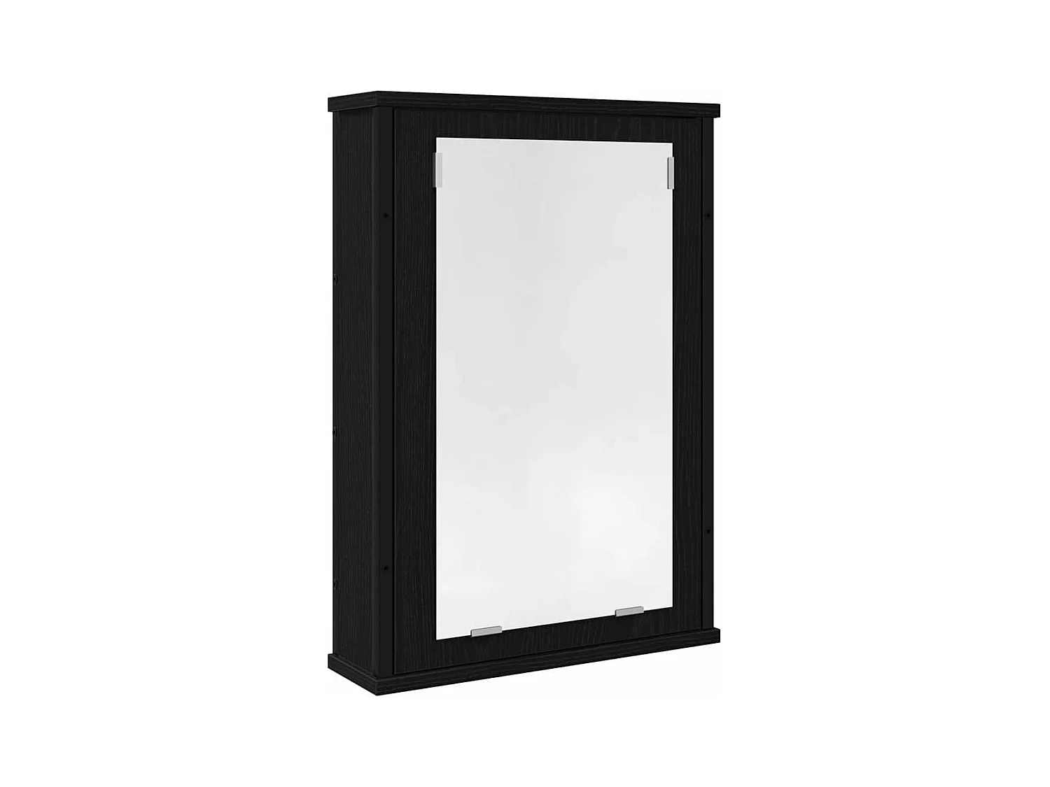 Armoire à miroir de salle de bain chêne noir bois ingénierie