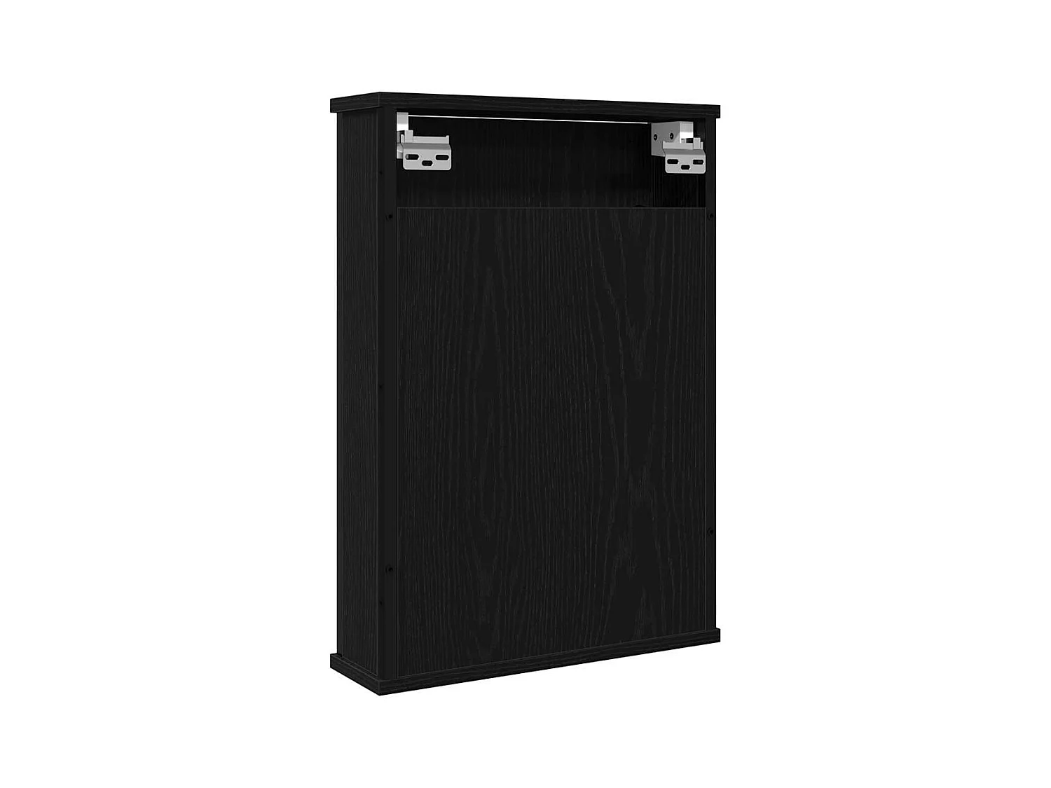 Armoire à miroir de salle de bain chêne noir bois ingénierie