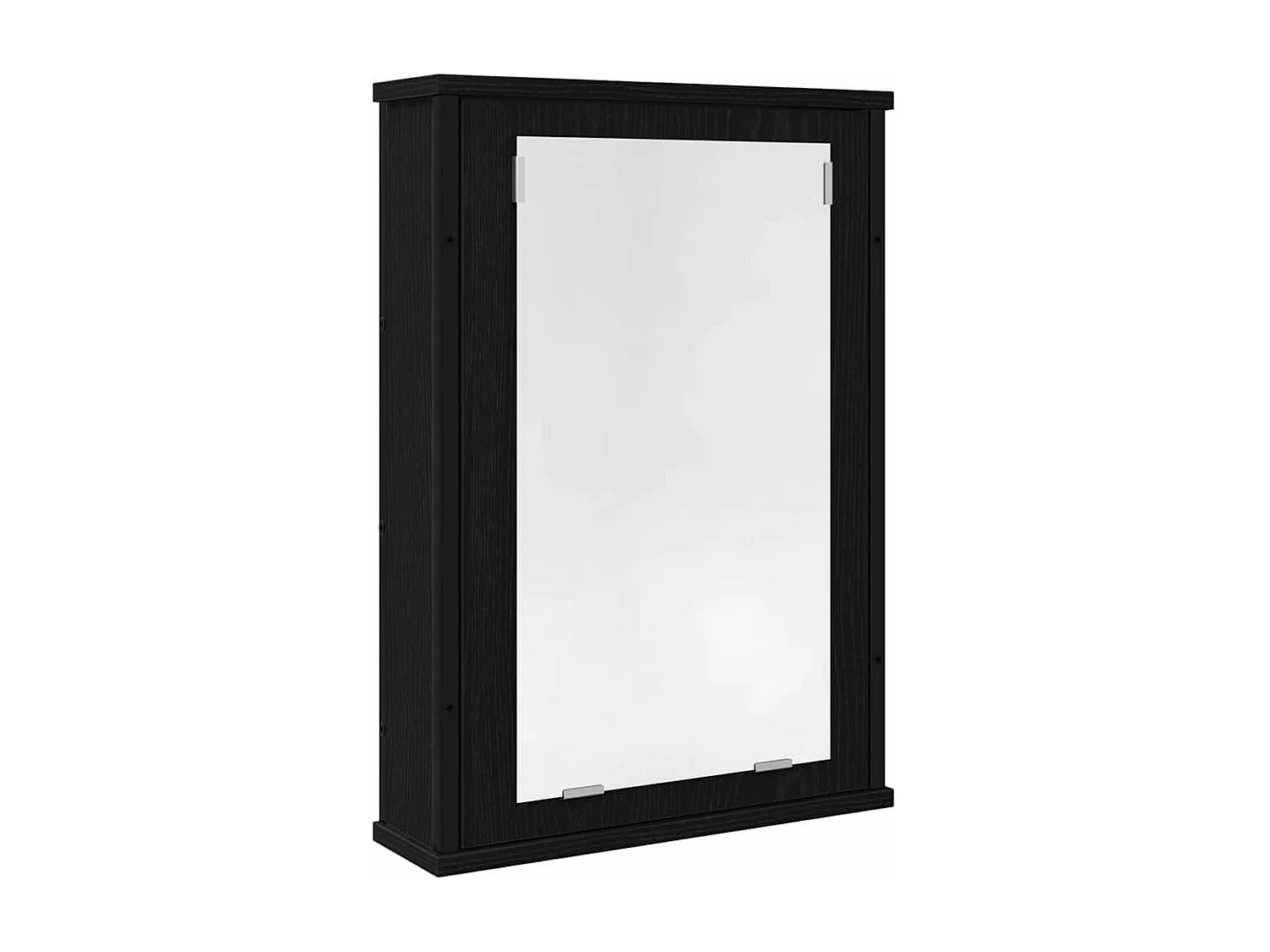 Armoire à miroir de salle de bain chêne noir bois ingénierie